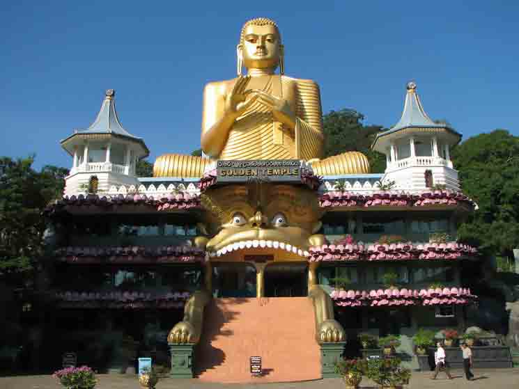 Sri Lanka Heritage Tour includes Dambulla Golden Temple