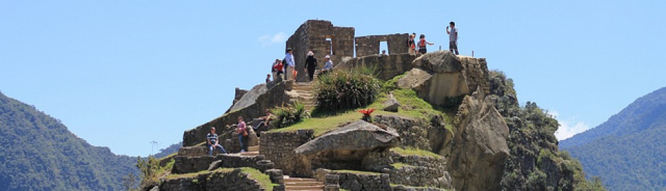 Machu Picchu Peru view on top