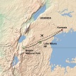 Uganda Gorilla Trek add-on route map